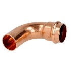 Press fitting copper elbow 90&deg; 12 mm F/M contour V