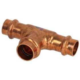 Press fitting copper T-piece reduced 15 x 18 x 15 mm...