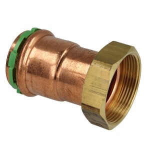 Press fitting copper half fitting 22 x 1" IT contour V