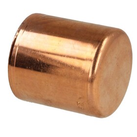 Raccord à sertir cuivre bouchon 22 mm contour V