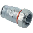 Annealed cast iron connector with IT 1 1/2&quot; for boiler pipe &Oslash; 51.0 mm