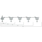 Dehoust Tankentnahmegarnitur 3er Batterie f&uuml;r PE-Tanks 72241