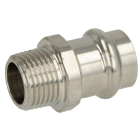 Stainless steel press fitting adapter piece, 15 mm I x...