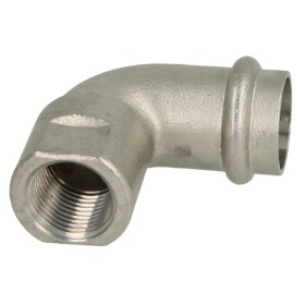Stainless steel press fitting adapter bend, 15 mm I x...