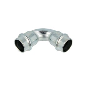 C-steel press fitting 90&deg; elbow 15 mm I/I V profile