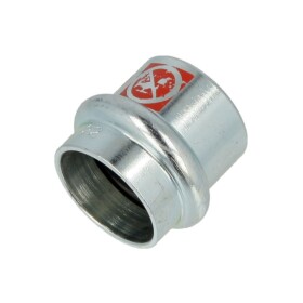 C-steel press fitting end plug 42 mm contour V