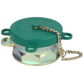 Bouchon de fermeture p. fioul EL, vert, 2" x 2...