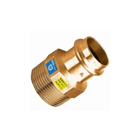 Combi fitting adapter 22 mm x 3/4&quot; V contour