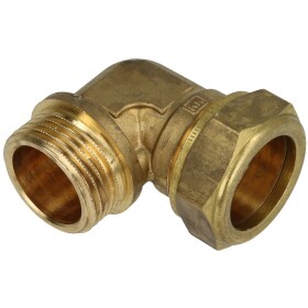 MS compression fitting, elbow/ET for pipe-&Oslash; 22 mm...