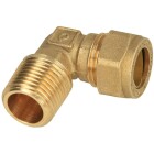 MS compression fitting elbow for pipe-&Oslash; 15 mm x 1/2&quot;