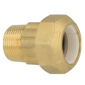 Compression fitting for PE, PVC pipes connecting coupling...