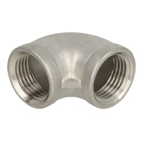 Stainless steel screw fitting elbow 90° 3/8" IT/IT