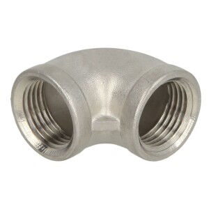 Stainless steel screw fitting elbow 90° 1/2" IT/IT