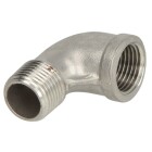 Coude &agrave; visser 90&deg; inox 3/8&quot; FF/FM