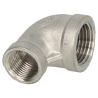 Stainless steel screw fitting elbow 90&deg; 1/2 x 3/8 reducing IT/IT