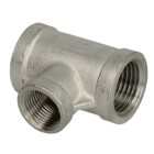 Edelstahl-Schraubfitting-T-St&uuml;ck red. 1/2 x 3/8 x 1/2 IG/IG/IG