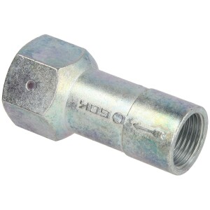 Check valve, spring-loaded, 2 x 3/8" IT