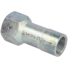 Check valve, spring-loaded, 2 x 3/8&quot; IT