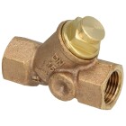 Check valve 1/2, red brass 40 mbar opening pressure