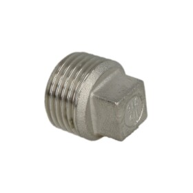 Stainless steel screw fitting plug 3/8" ET