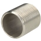 Stainless steel screw fitting thread nipple 1&quot; ET cylindrical thread