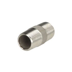 Stainless steel double pipe nipple 30 mm 1/4" ET,...
