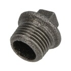 Malleable cast iron black plug 3/4&quot; ET