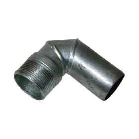 Elbow pipe DN 40 x IT 1 1/2&quot; 60 x 80 mm