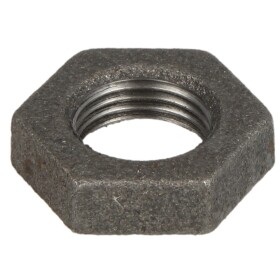 Malleable cast iron black backnut 3/8&quot; IT