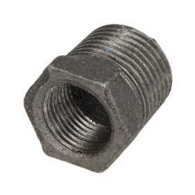 Malleable cast iron black reducer 3/4&quot; x 3/8&quot;...