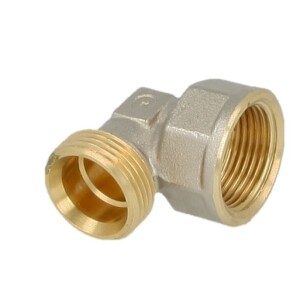 Elbow coupling brass ¾" eurocone x ½" IT