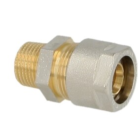 Compression fitting brass 16 x 2 mm x &frac34;&quot; ET