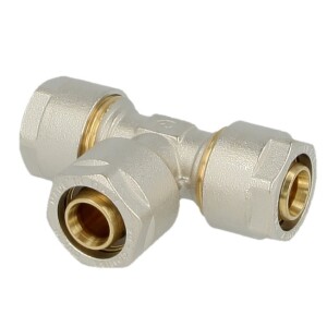 Compression fitting T-piece brass 16 x 2 mm x 16 x 2 mm x 16 x 2 mm