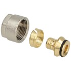 Compression fitting brass 12 x 2 mm x &frac34;&quot; for PEX pipe