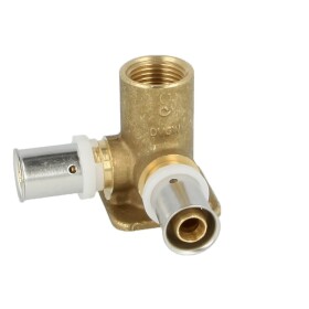 Wallplate female elbow coupling 52 mm high 20 mm x...