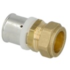 Adapter press fitting 16 mm on 15 mm compression fitting TH-profile