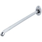 Towel rail, single chrome-plated brass