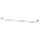 Bath towel rail, 25 x 600 mm chrome-plated brass