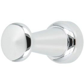 Towel hook, small (approx. 30 mm) chrome-plated brass