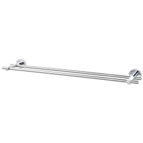 Bath towel bar, double Never-Drill-Again