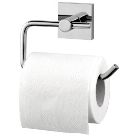 Toilet paper holder without lid Never-Drill-Again