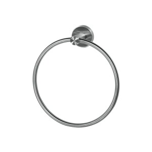 Style towel ring chrome plated