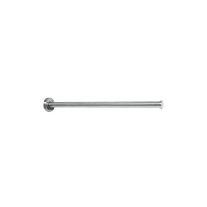 Style towel rail, 1 arm stainless steel, brushed