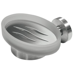 Style soap dish stainless steel, brushed