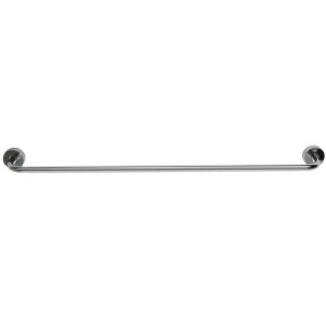 Style bath towel holder, 800 mm, round stainless steel, brushed