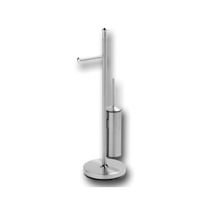 Standing combination element stainless steel,round,1-arm,pivoted,770 mm high
