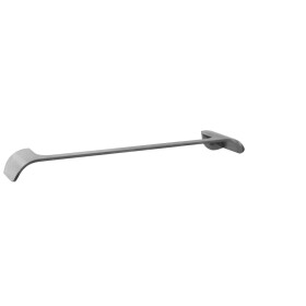 Bath grab bar, stainless steel brushed total length 430 mm
