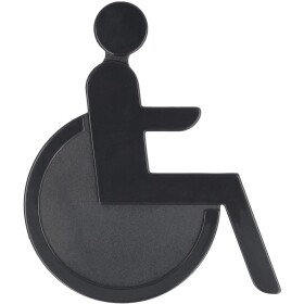 Normbau Nylon line pictogram handicapped, dark-grey