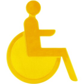 Normbau Nylon line pictogram handicapped, yellow