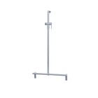Normbau shower hand rail 600 x 1,200 mm 700.485.060, silver metallic 7485060096